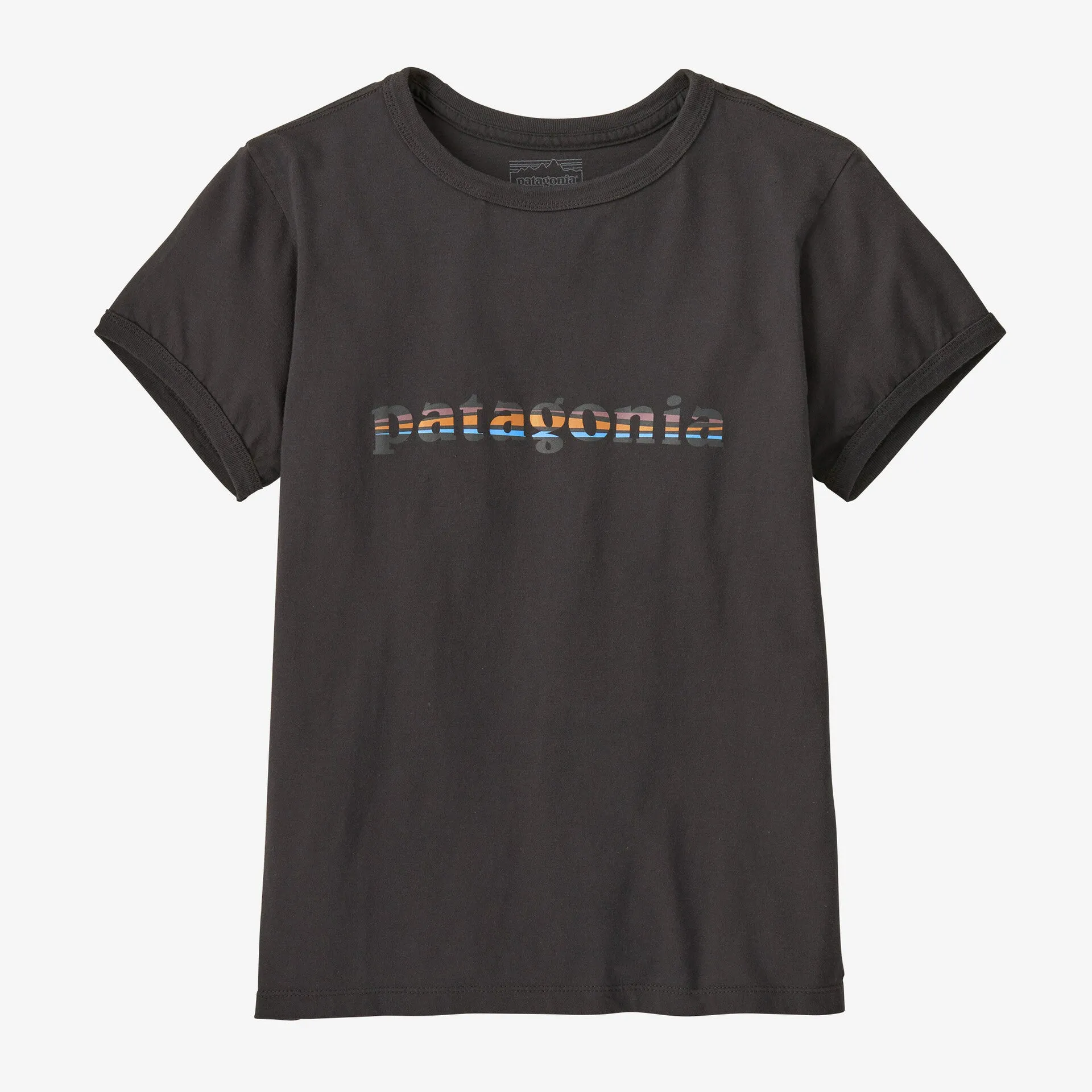 '73 Text Logo Organic Ringer Tee (Women's) - 37785