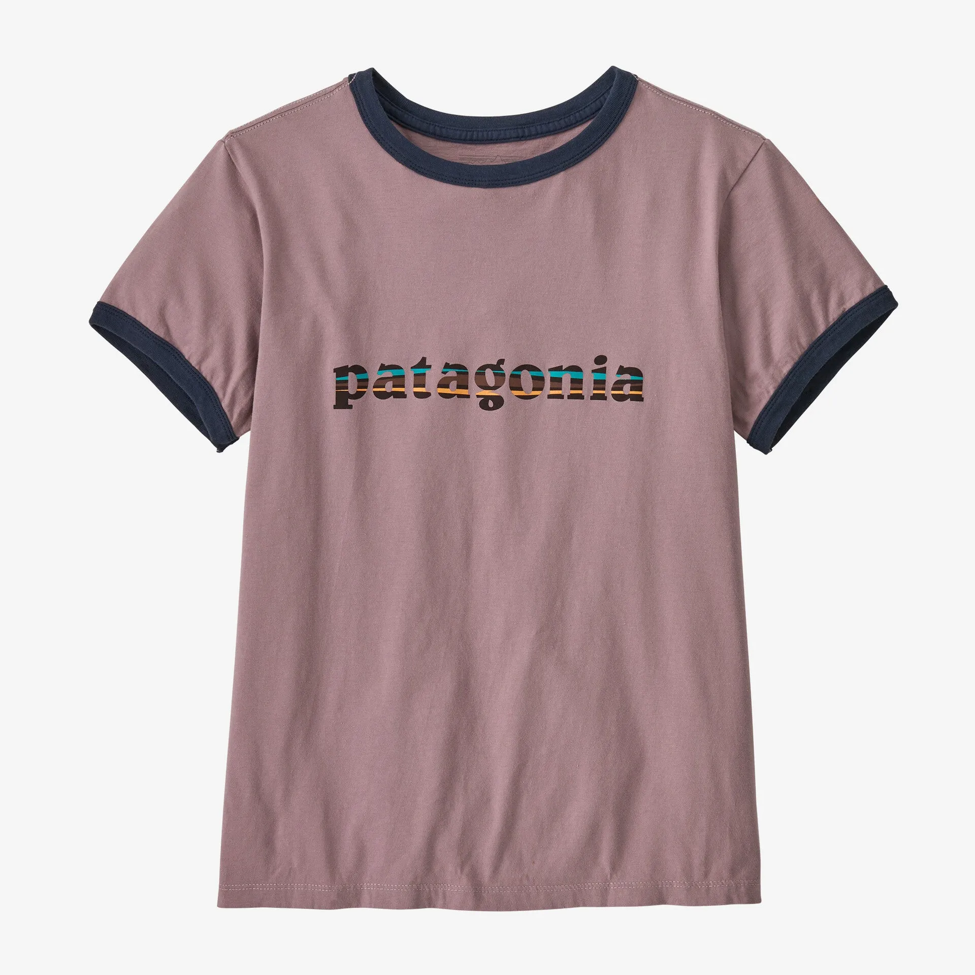 '73 Text Logo Organic Ringer Tee (Women's) - 37785