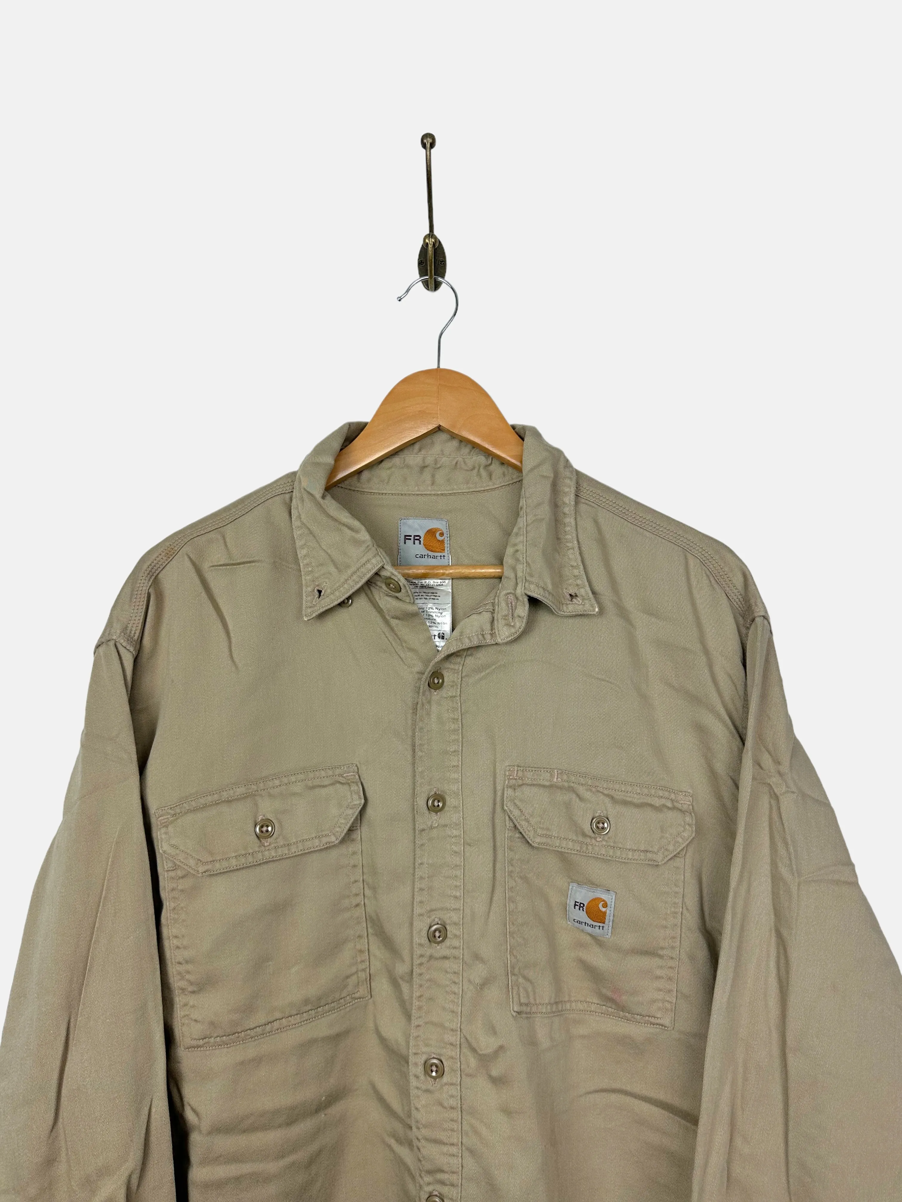 90's Carhartt Vintage Button-Up Shirt Size XL