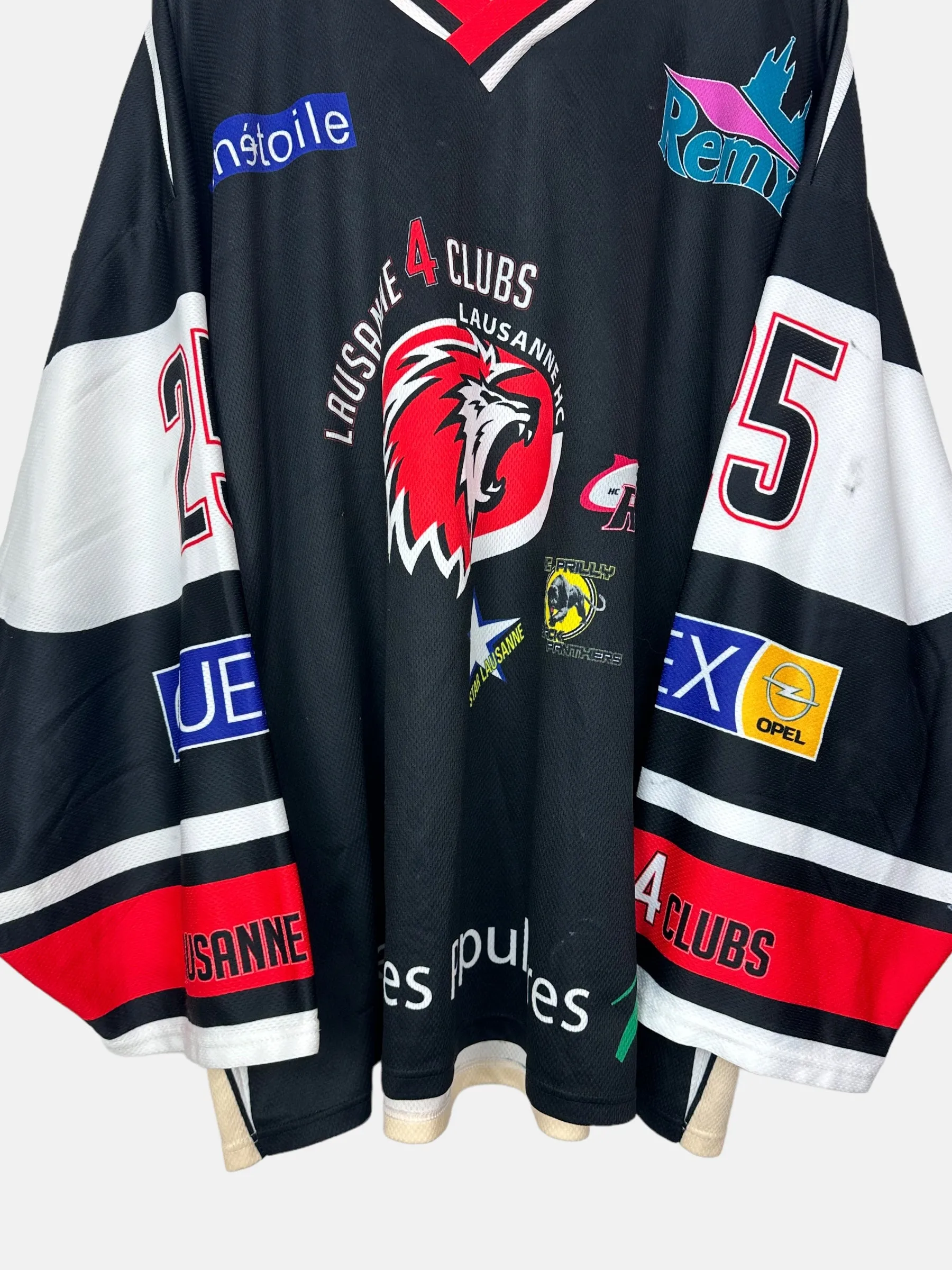 90's Lausanne HC Switzerland Vintage Hockey Jersey Size 2-3XL