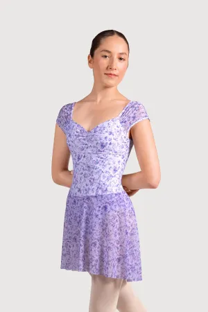 AB5203 - Bloch Bria High-Low Mesh Womens Skirt