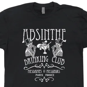 Absinthe T Shirt Vintage Absinthe Skeleton T Shirt