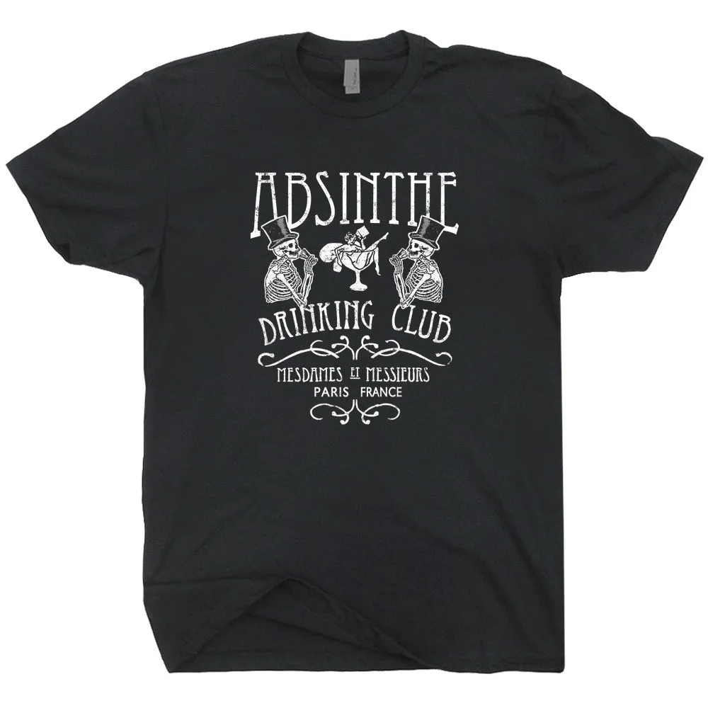 Absinthe T Shirt Vintage Absinthe Skeleton T Shirt