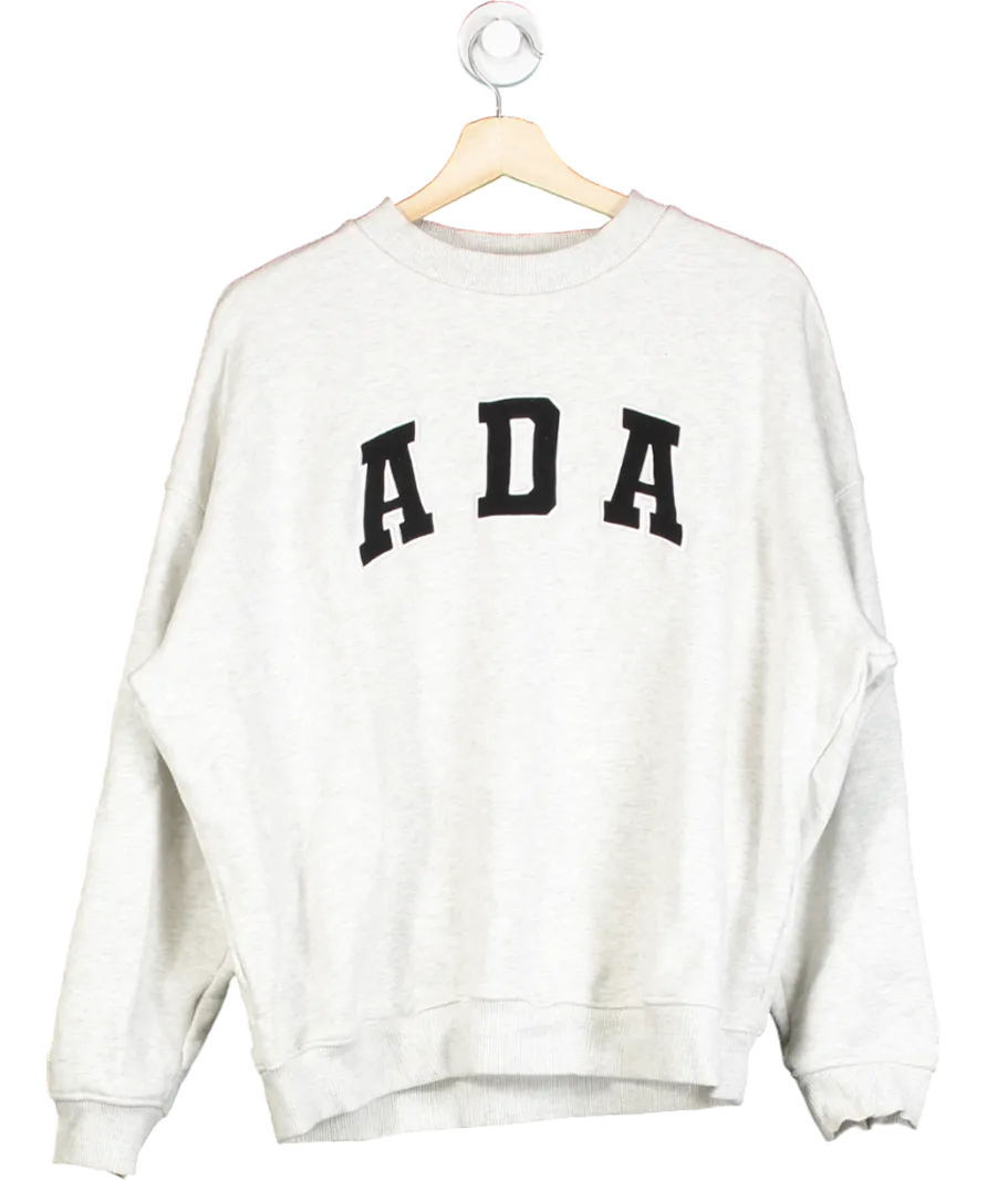 Adanola Ada Oversized Sweatshirt - Light Grey Melange UK M