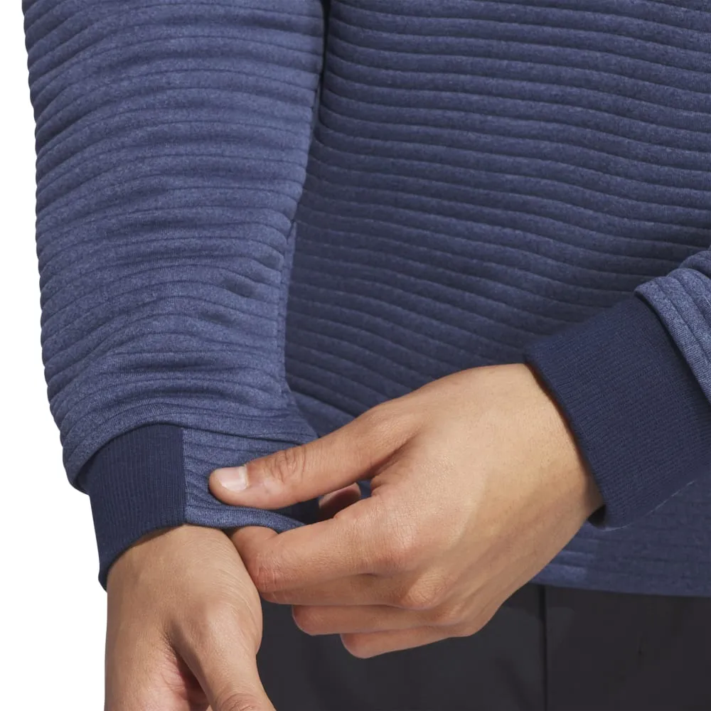 Adidas Mens DWR Textured Quarter Zip Pullover