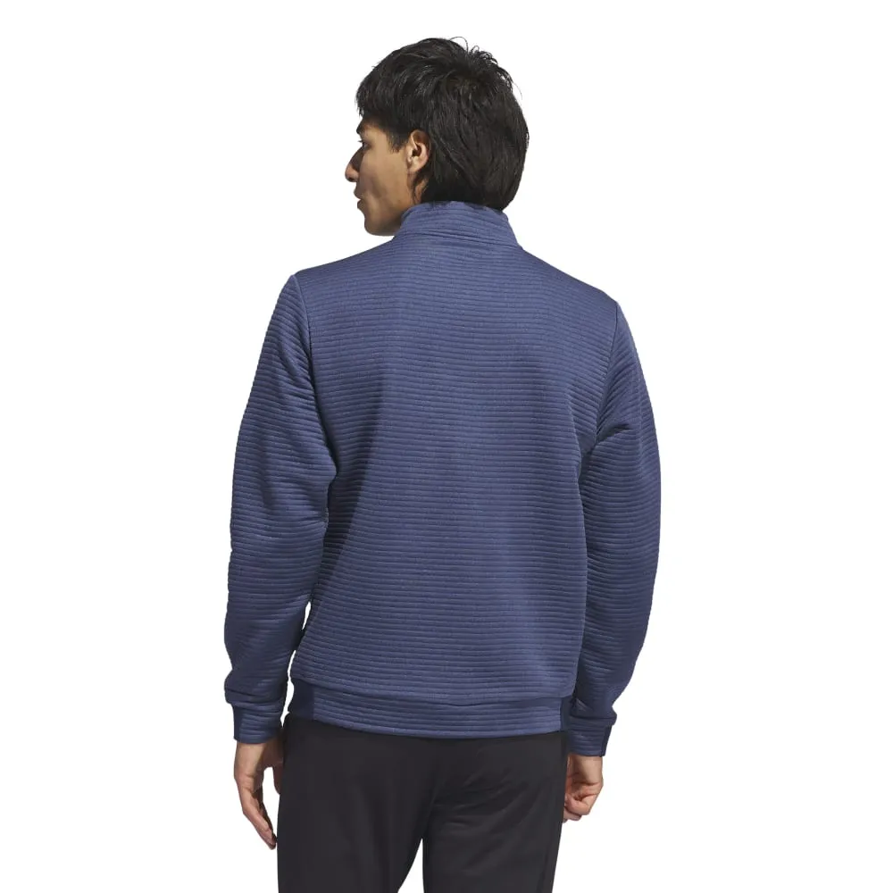 Adidas Mens DWR Textured Quarter Zip Pullover