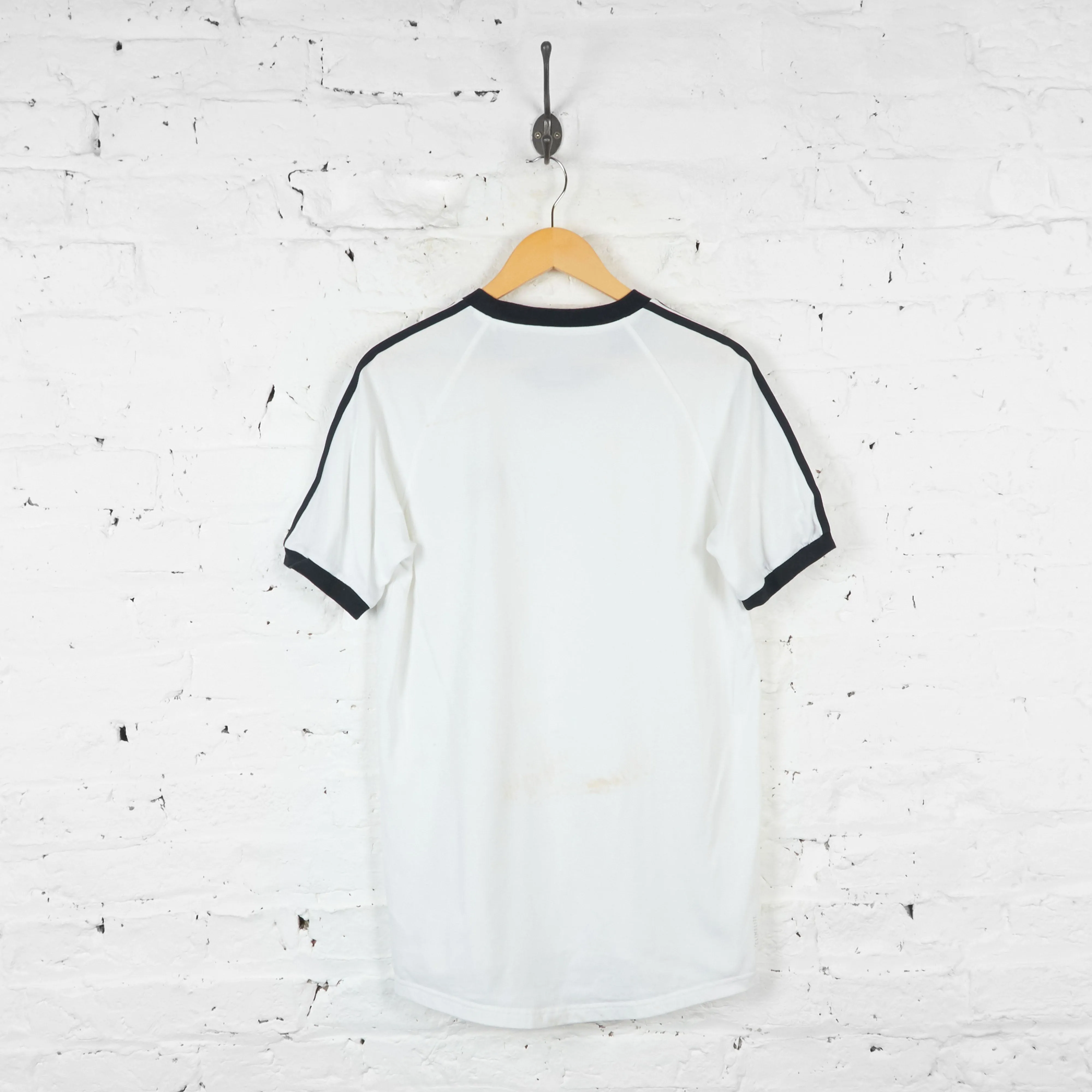 Adidas Ringer T Shirt - White - M