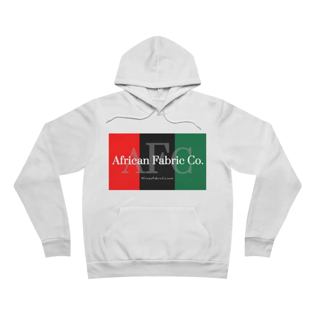 African Fabric Co. Tri-Color Unisex Sponge Fleece Pullover Hoodie