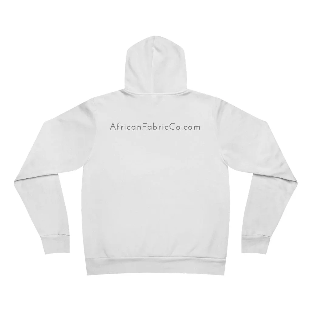 African Fabric Co. Tri-Color Unisex Sponge Fleece Pullover Hoodie