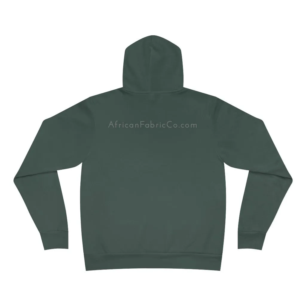 African Fabric Co. Tri-Color Unisex Sponge Fleece Pullover Hoodie