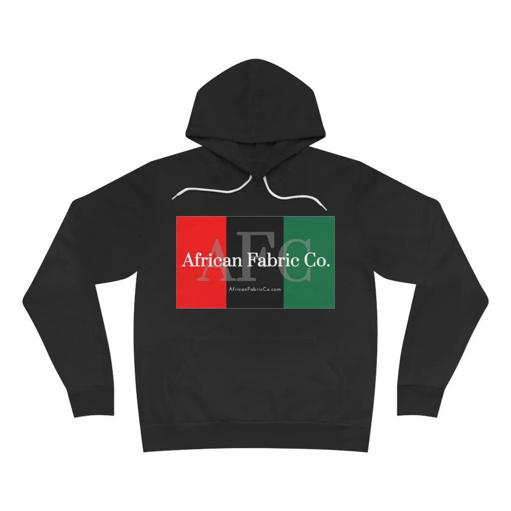 African Fabric Co. Tri-Color Unisex Sponge Fleece Pullover Hoodie