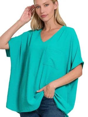 Air Flow Tunic: Teal