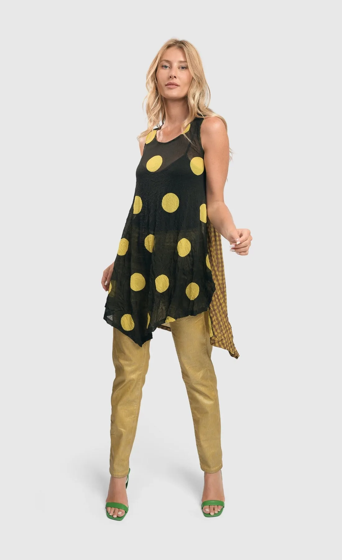 Alembika Taylor Dot Soft Tulle Sleeveless Tunic