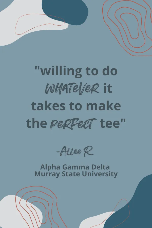 Alpha Xi Delta Script PR Ringer Tee