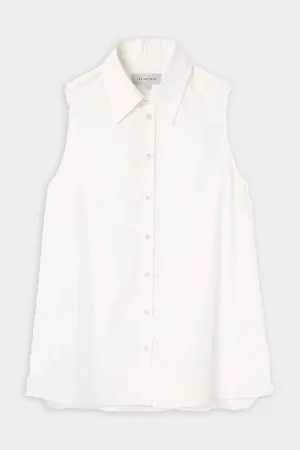 Andy Sleeveless Shirt in Natural