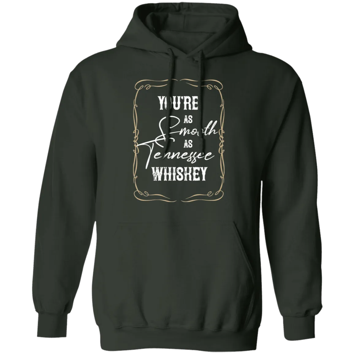 As Smooth as Tennessee Whiskey (White)  - Pullover Hoodie