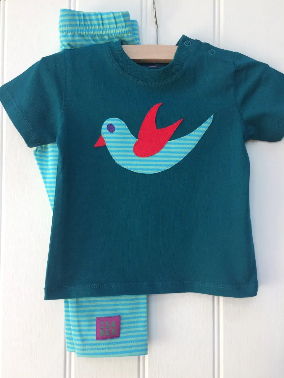 Baby Bird T-shirt - Teal