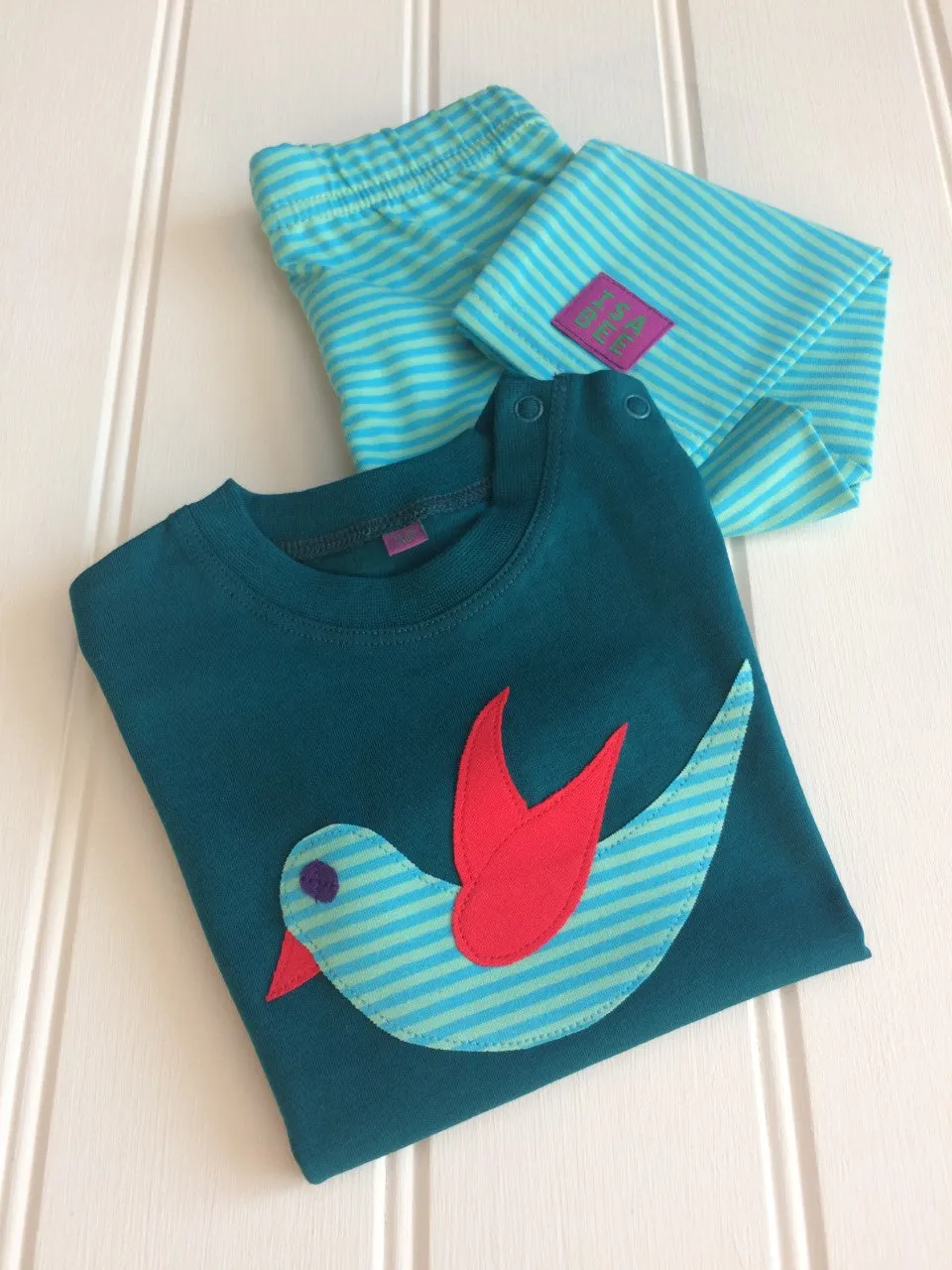Baby Bird T-shirt - Teal