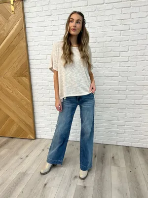 Basically Flowing Dolman Sleeve Top in Sand Beige - 2/10