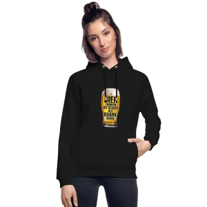 Bier trinken ist besser als Quark reden - Bio-Hoodie von Stanley & Stella