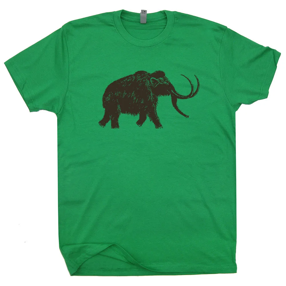 Big Wooly Mammoth T Shirt Vintage Dinosaur T Shirt Cool Elephant Shirt
