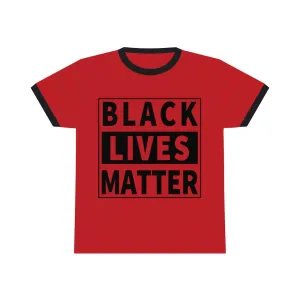 Black Lives Matter Unisex  Ringer Tee