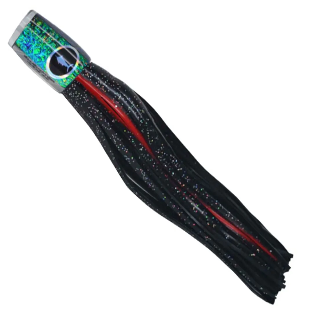 Bluewater Trolling Skirt 10" Plunger Black Red
