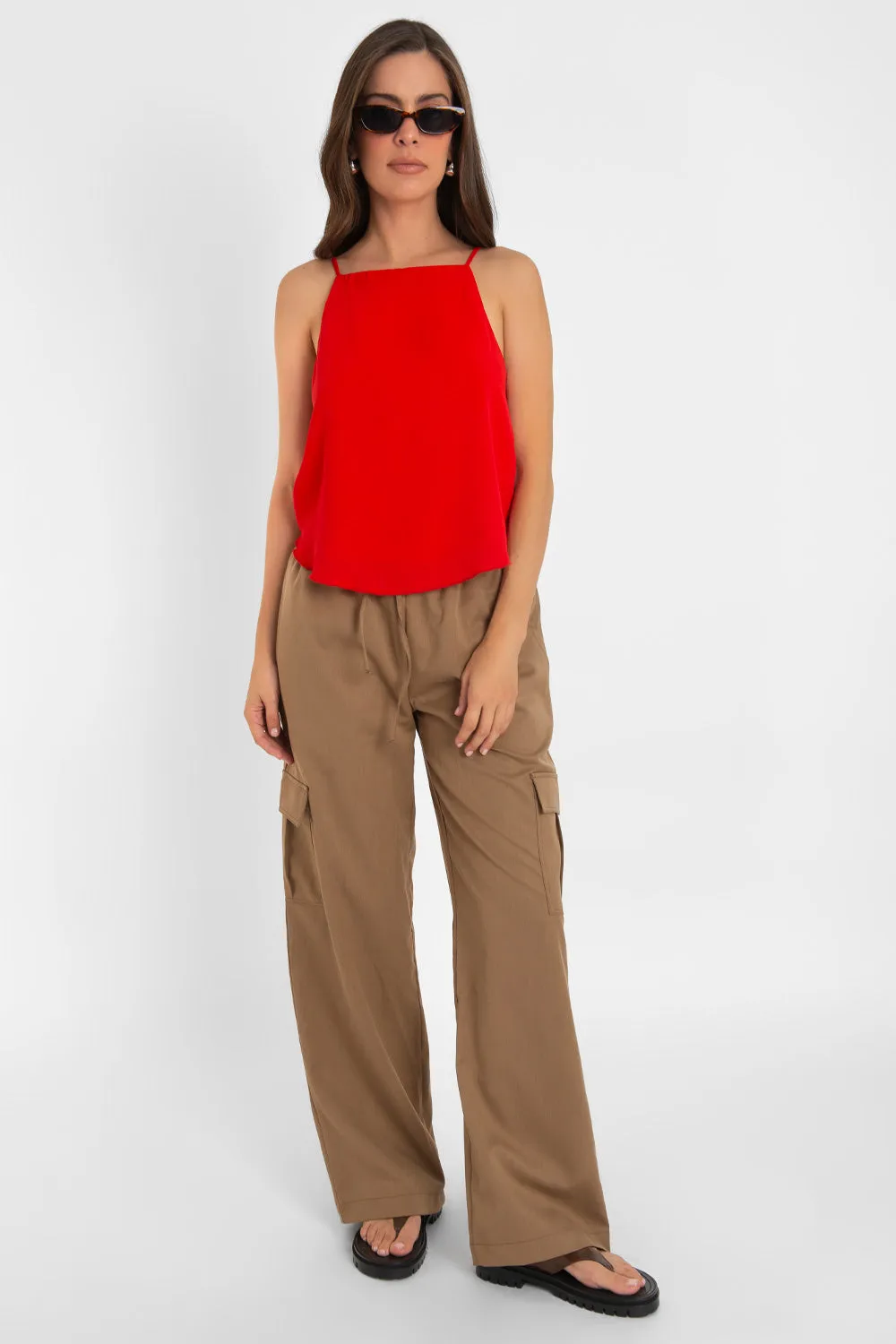 Blusa con tirantes