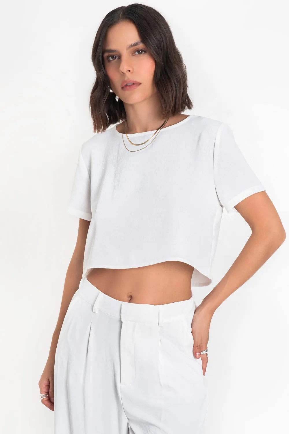 Blusa de manga corta
