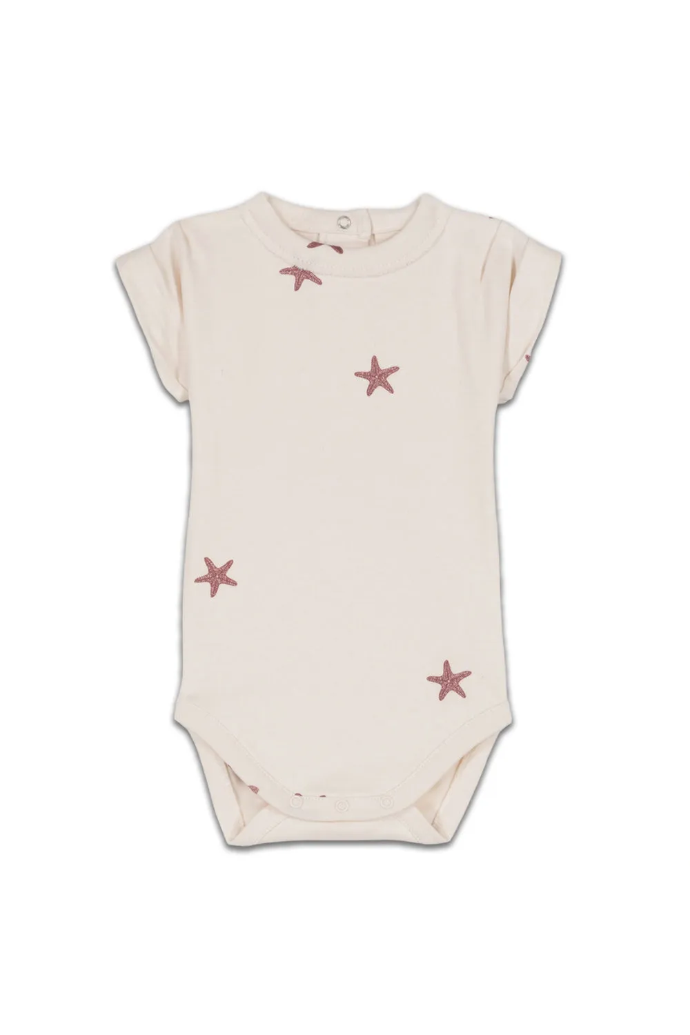 Body en Coton Bio Bama Etoile de Mer Ecru