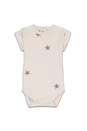 Body en Coton Bio Bama Etoile de Mer Ecru