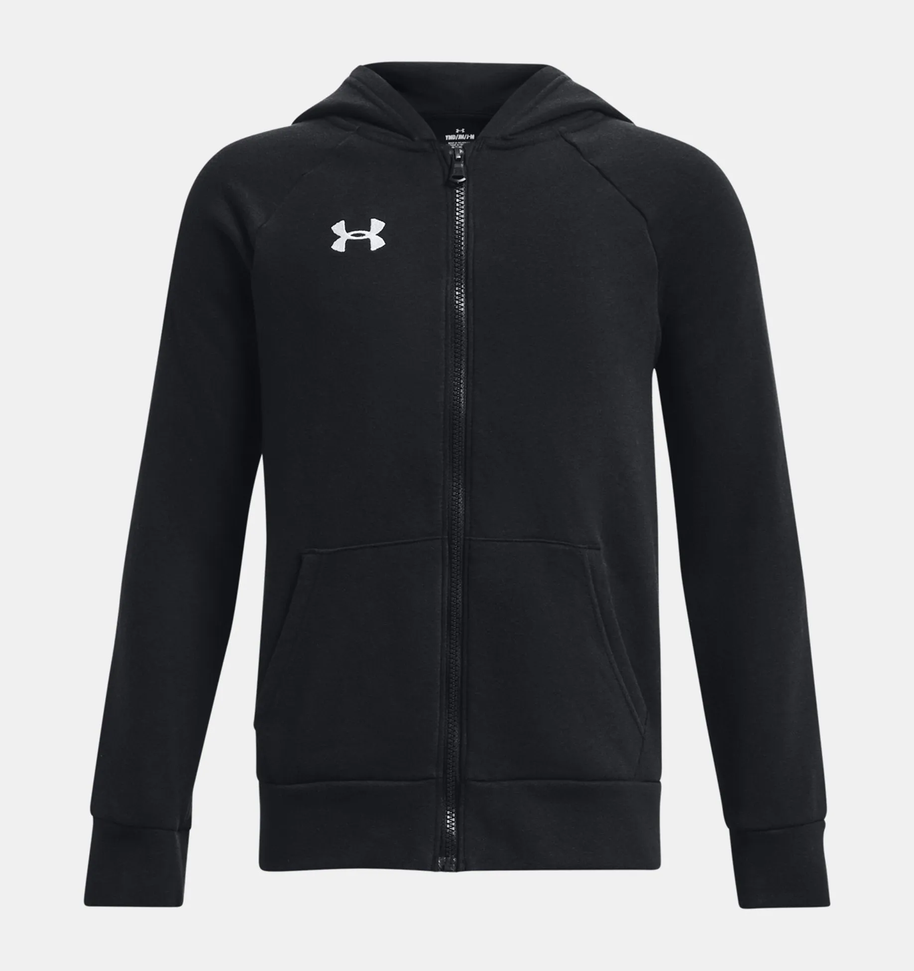 Boys' UA Rival Fleece Full-Zip Hoodie