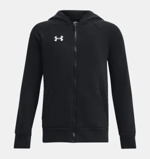 Boys' UA Rival Fleece Full-Zip Hoodie