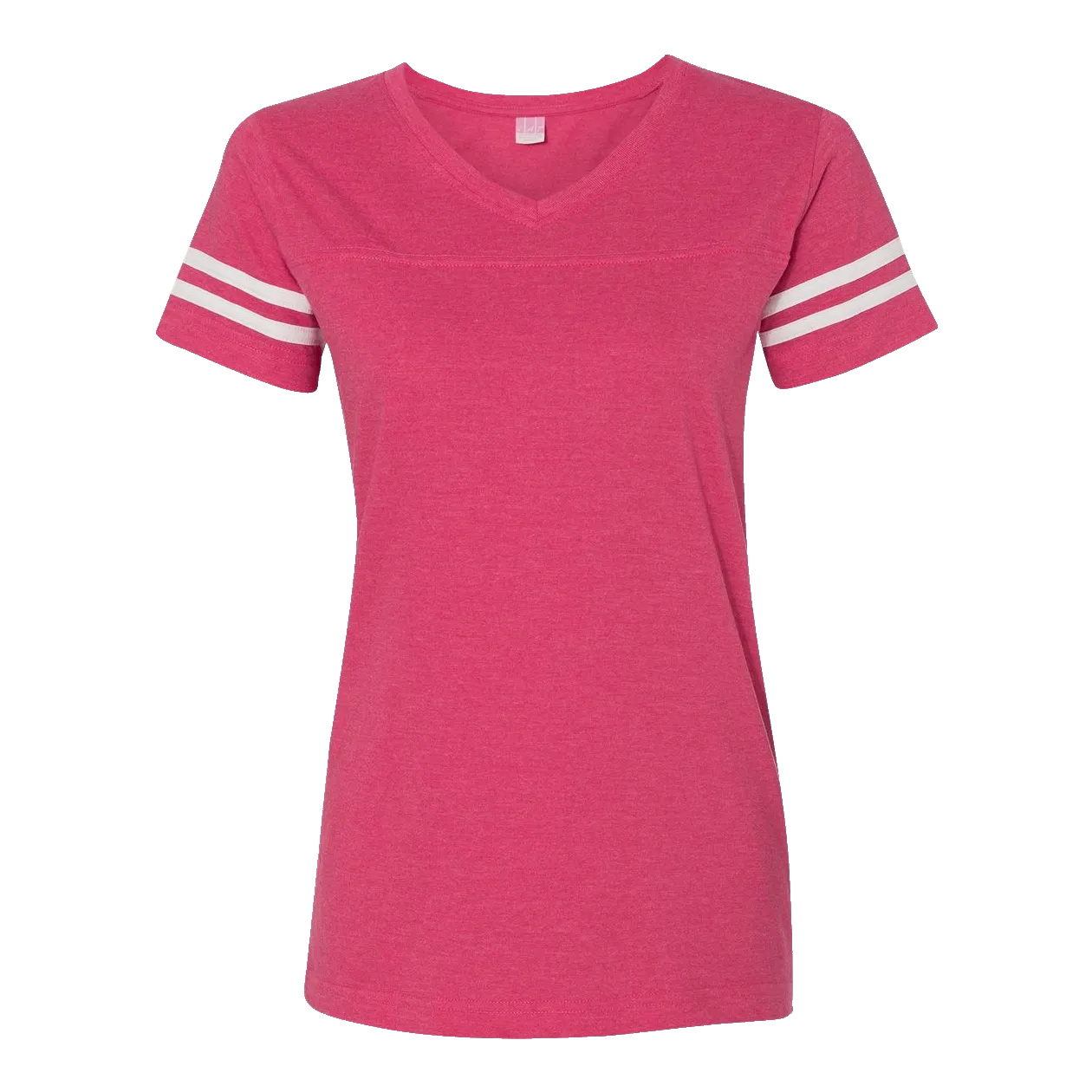 C1813W Ladies Football Fine Jersey Tee