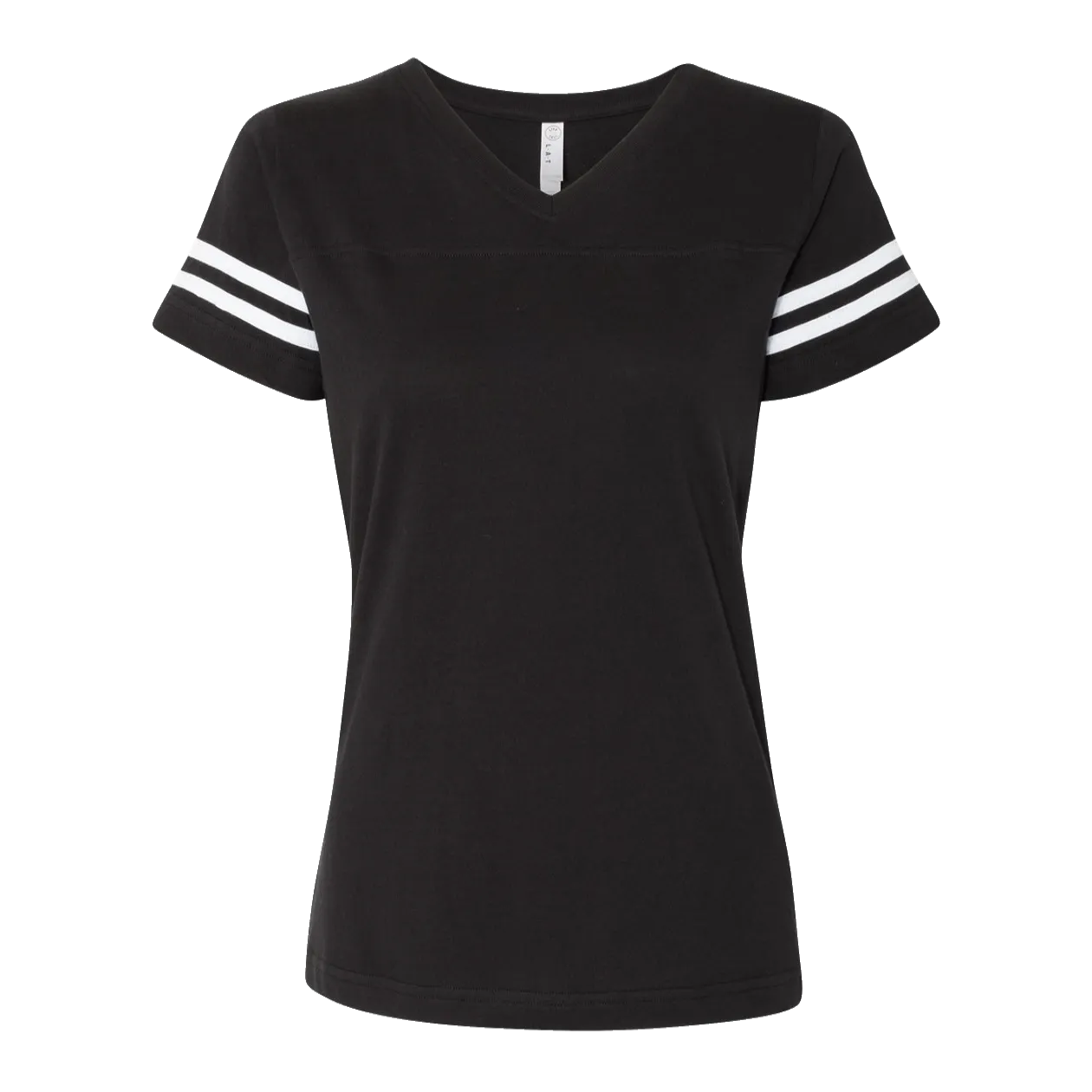 C1813W Ladies Football Fine Jersey Tee