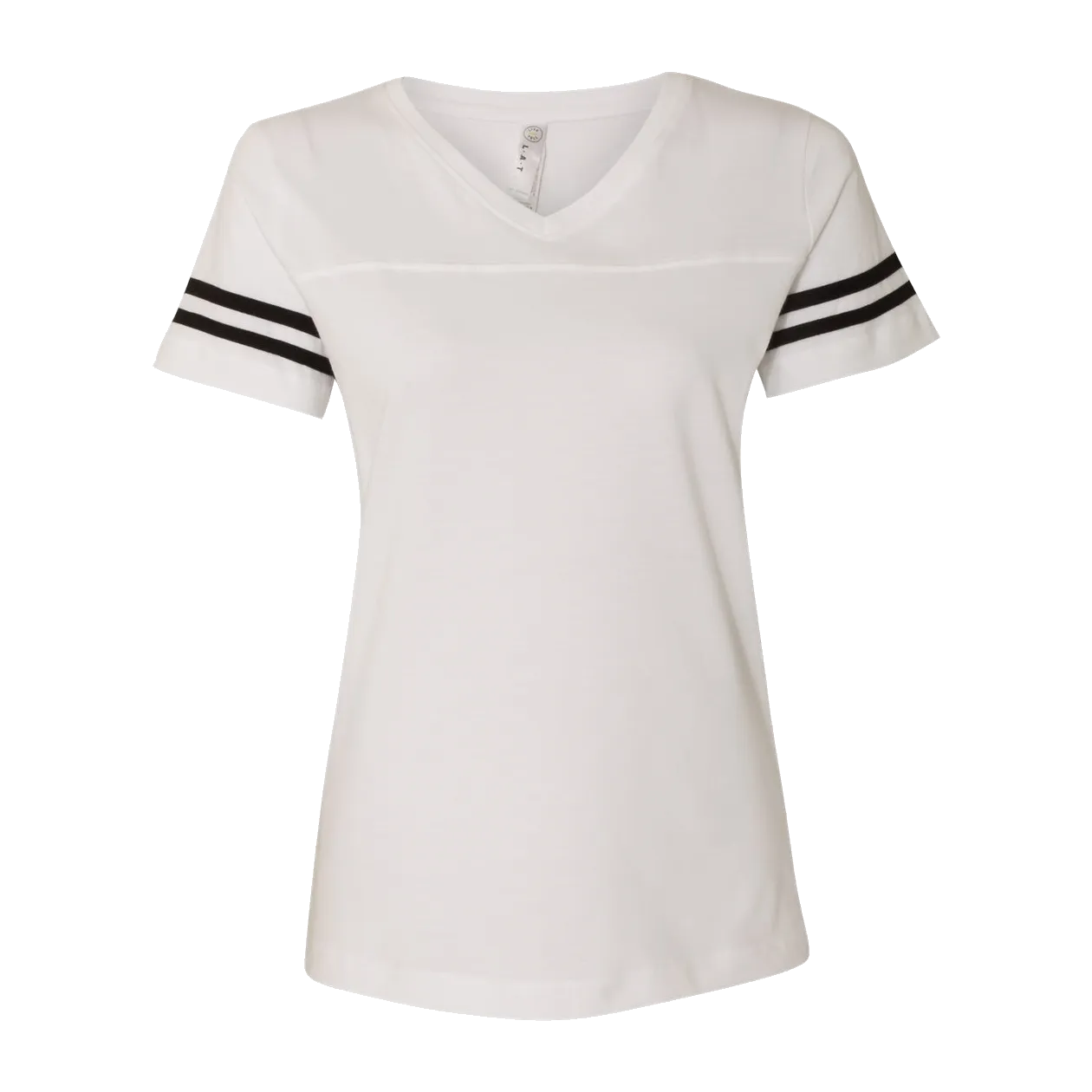 C1813W Ladies Football Fine Jersey Tee