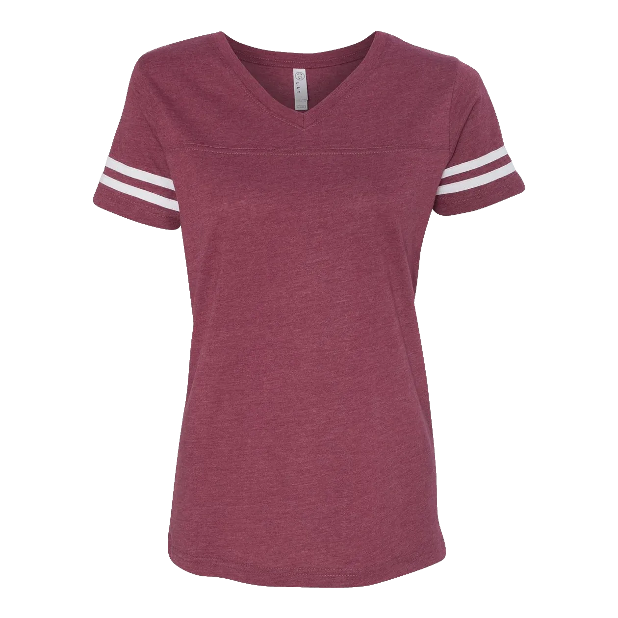 C1813W Ladies Football Fine Jersey Tee