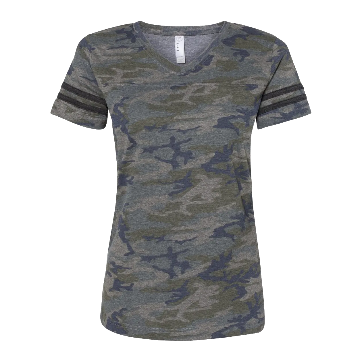 C1813W Ladies Football Fine Jersey Tee