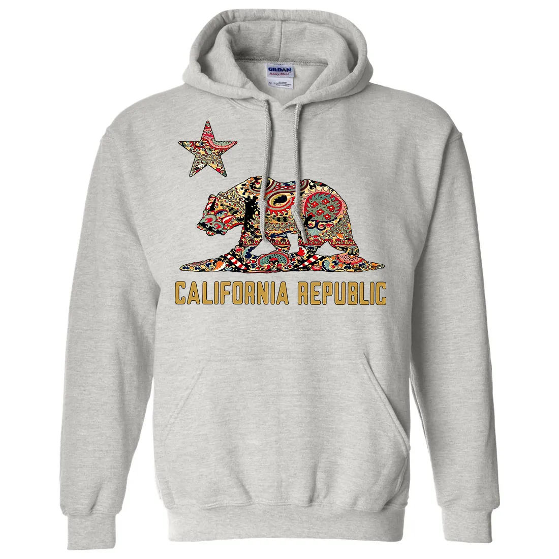 California Republic Paisley Sweatshirt Hoodie