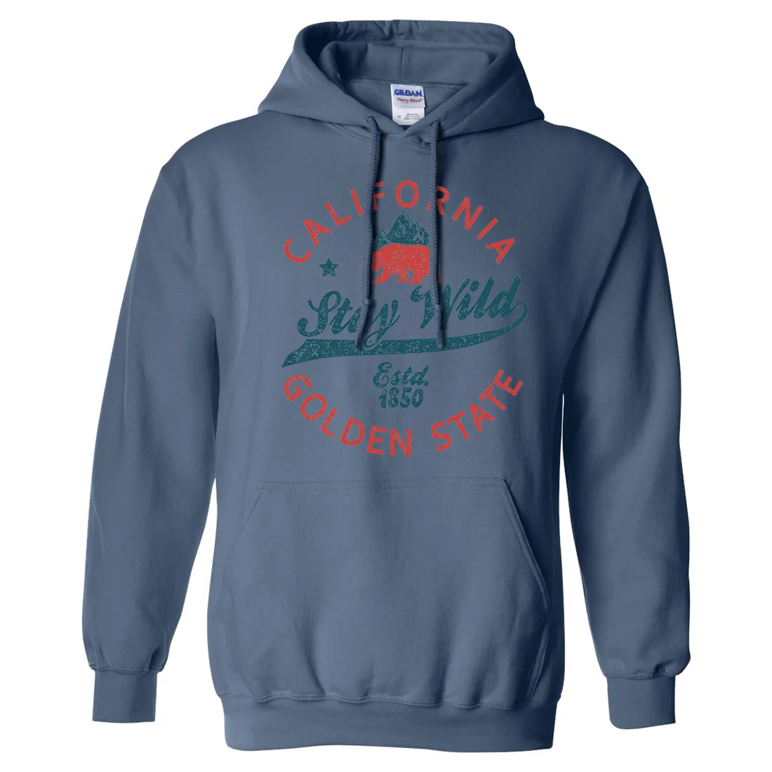 California Stay Wild Sweatshirt Hoodie