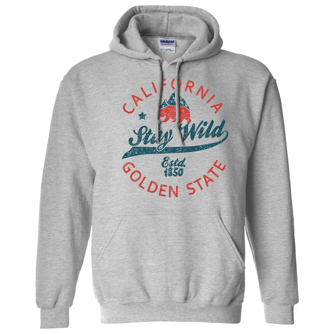 California Stay Wild Sweatshirt Hoodie