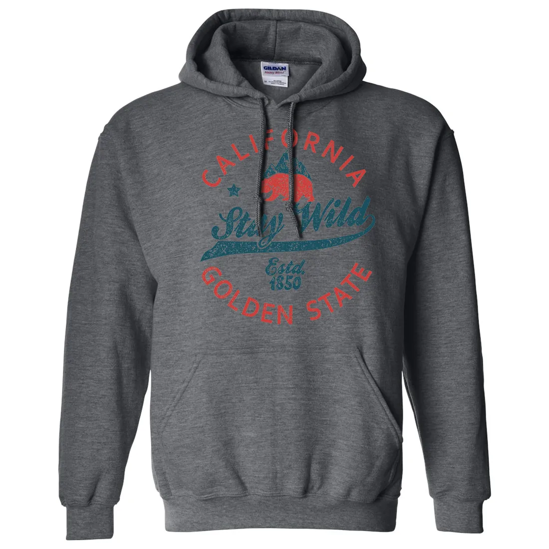 California Stay Wild Sweatshirt Hoodie