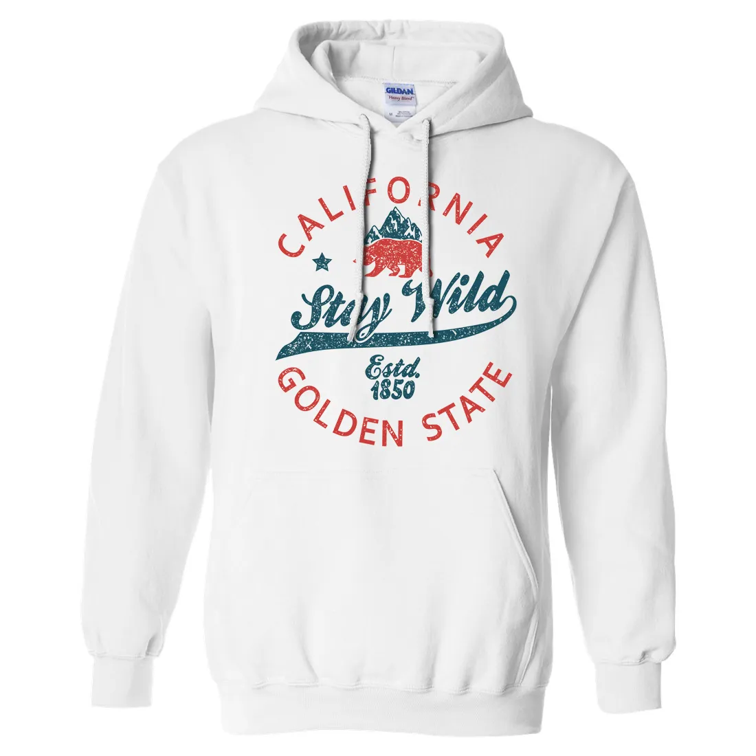 California Stay Wild Sweatshirt Hoodie