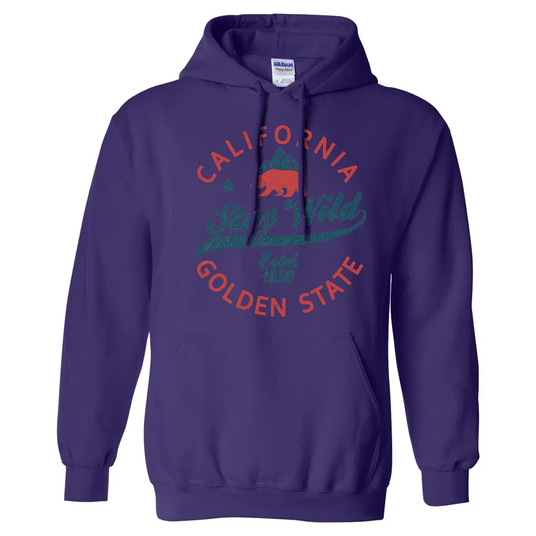California Stay Wild Sweatshirt Hoodie