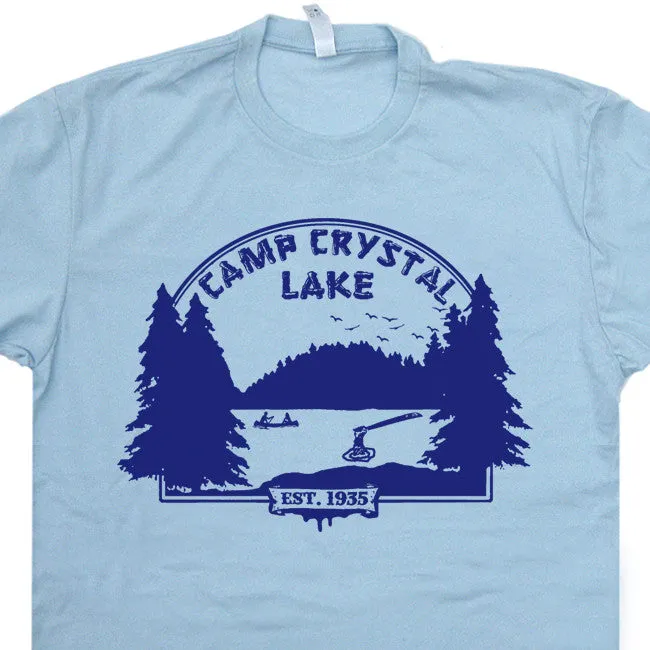 Camp Crystal Lake T Shirt Friday the 13th T Shirt Cult Horror Movie T Shirt