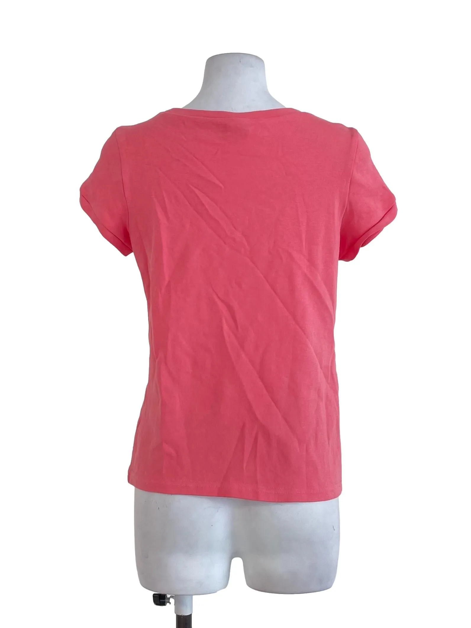 Candy Pink Short Sleeves Top