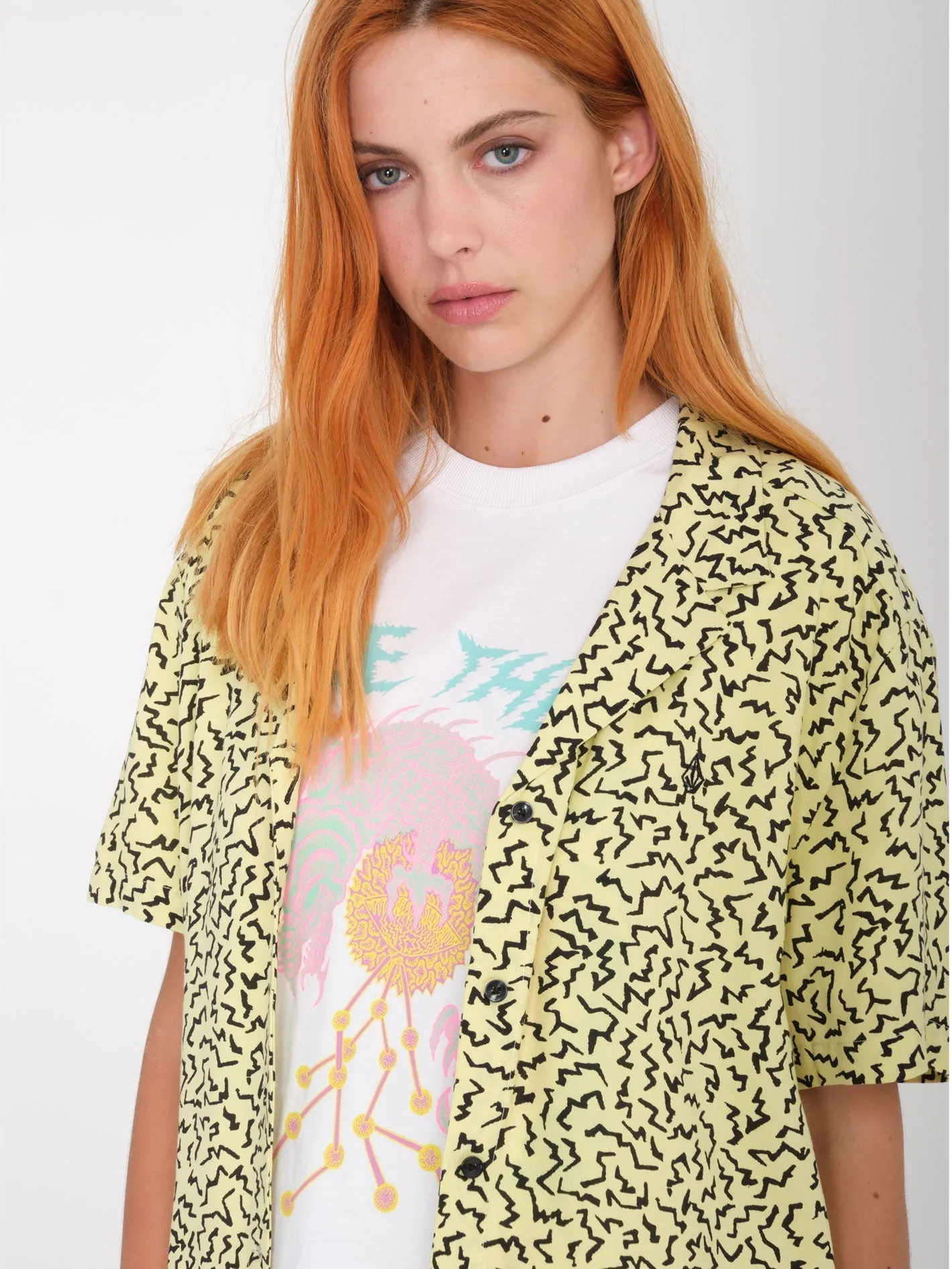 Chemise Surfpunk - AURA YELLOW