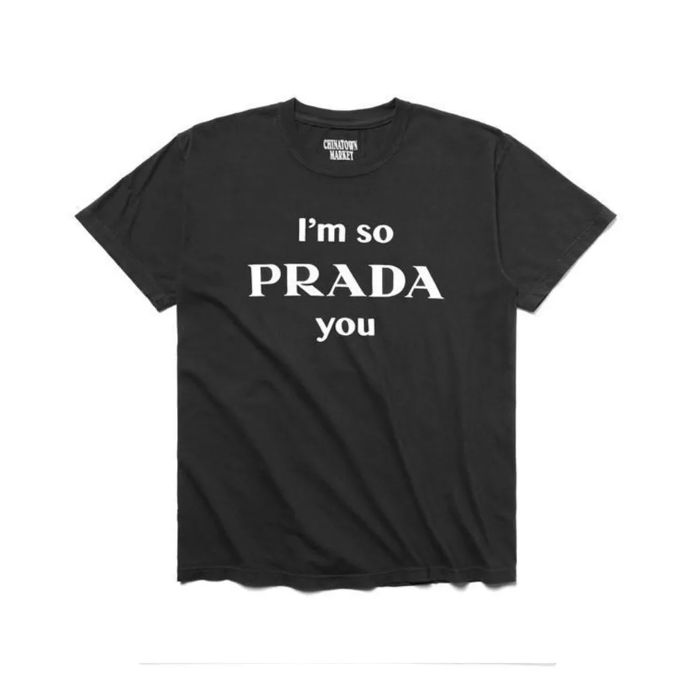 Chinatown Market VINTAGE PRADA YOU T-SHIRT (Black)