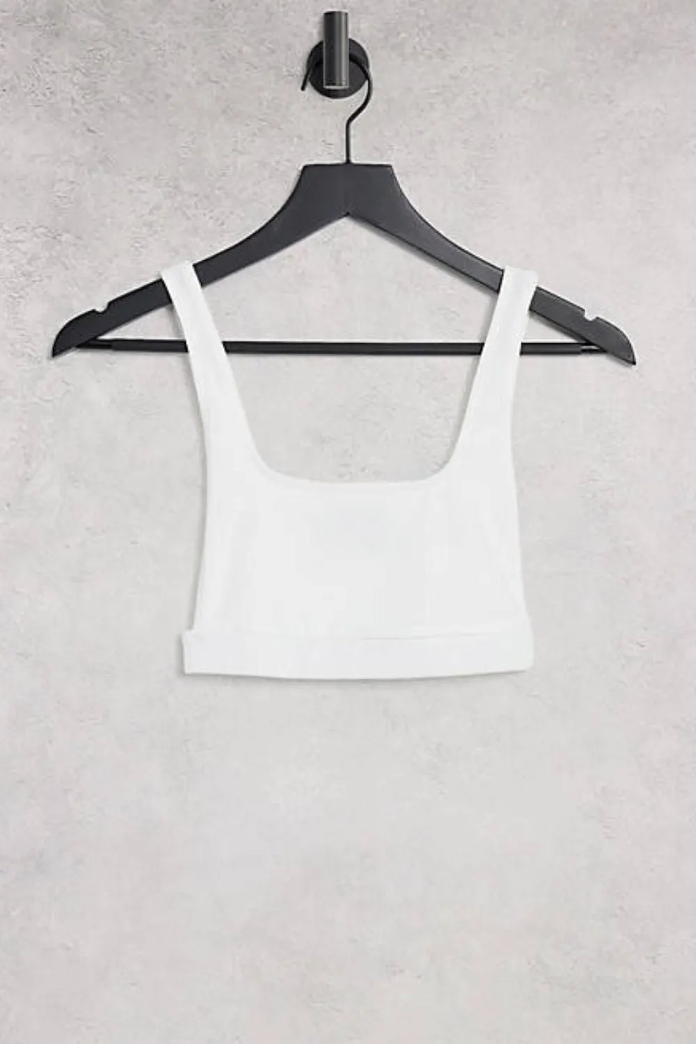 Crop Top With Open Side In White