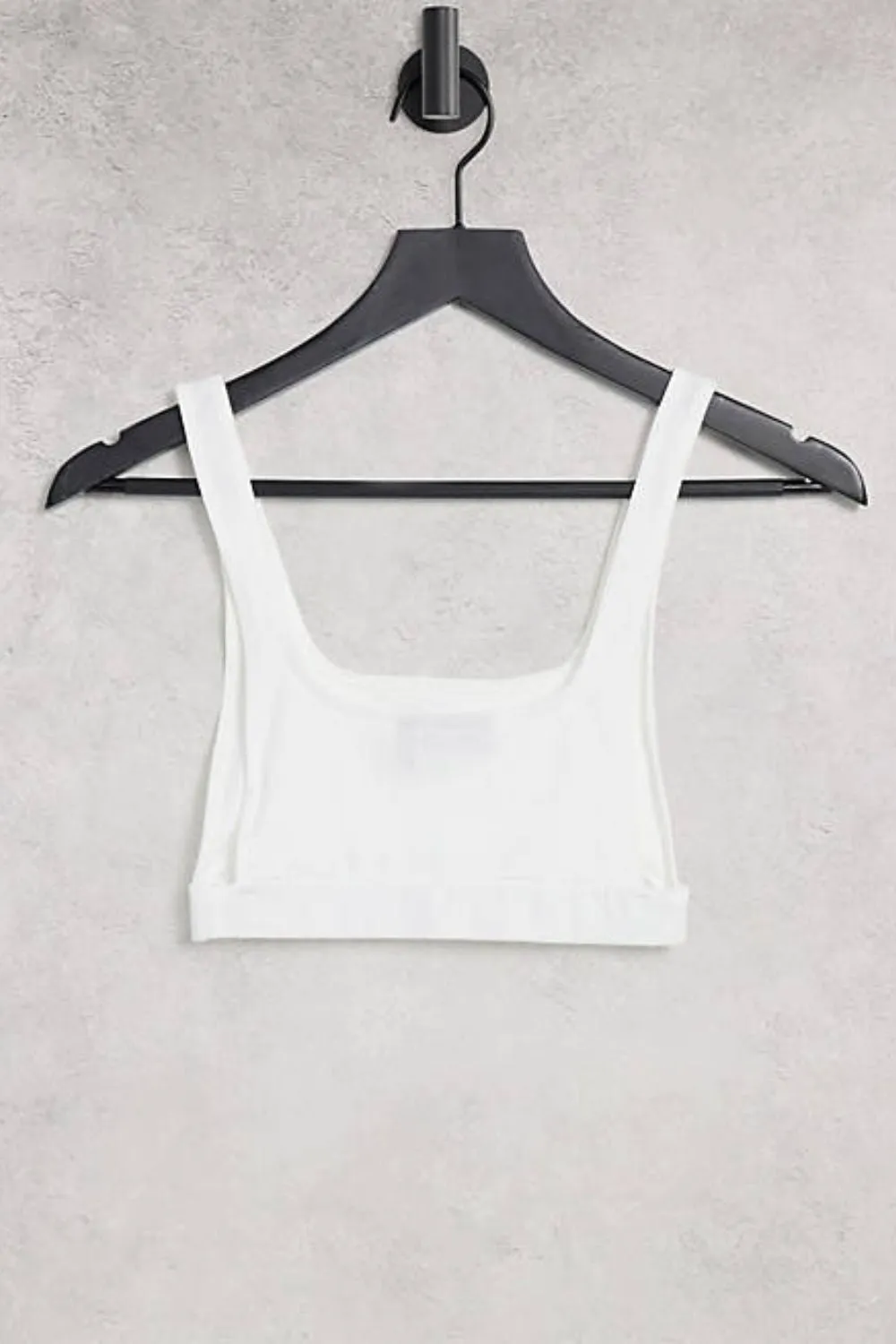 Crop Top With Open Side In White